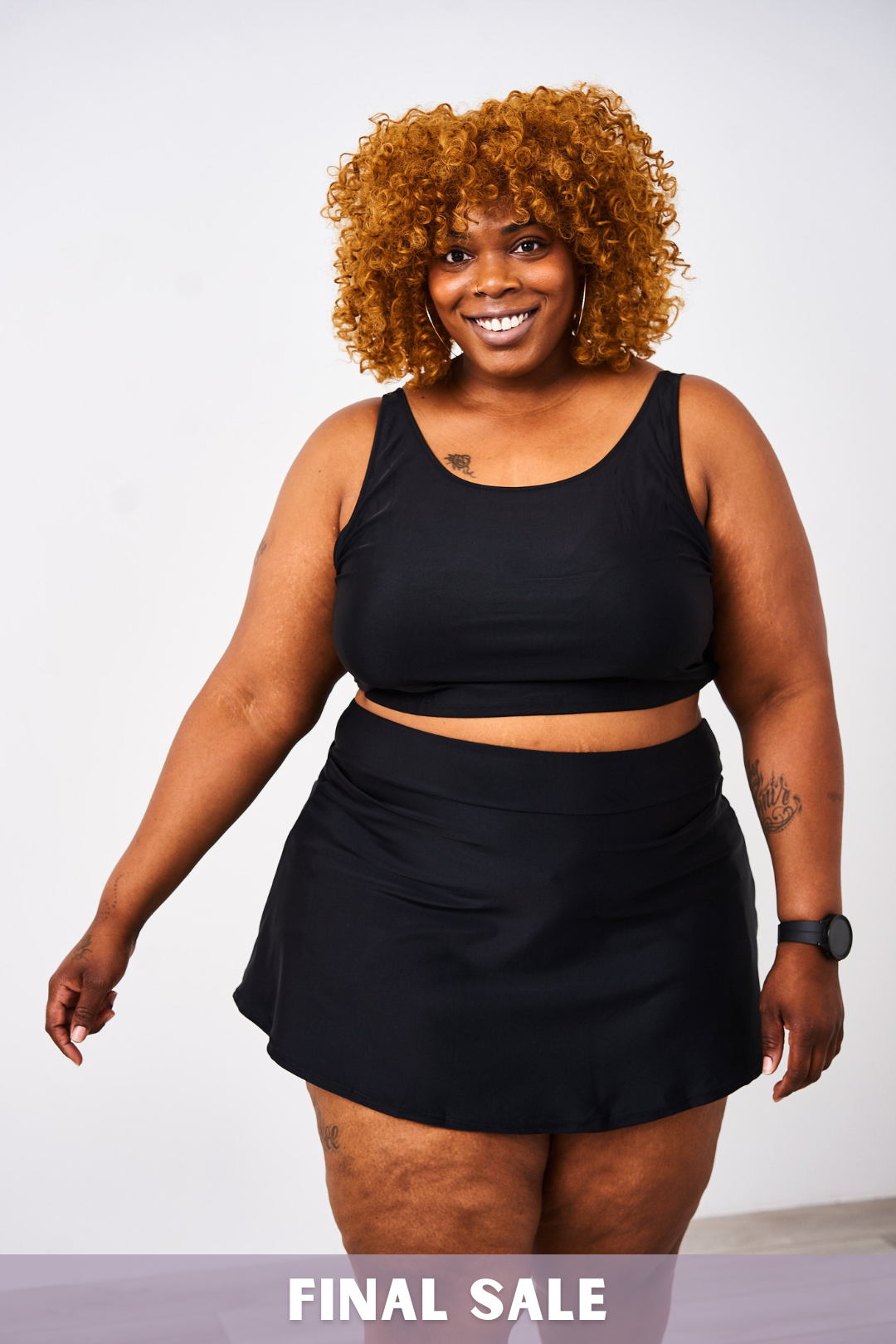 Swim skirt with shorts attached on sale