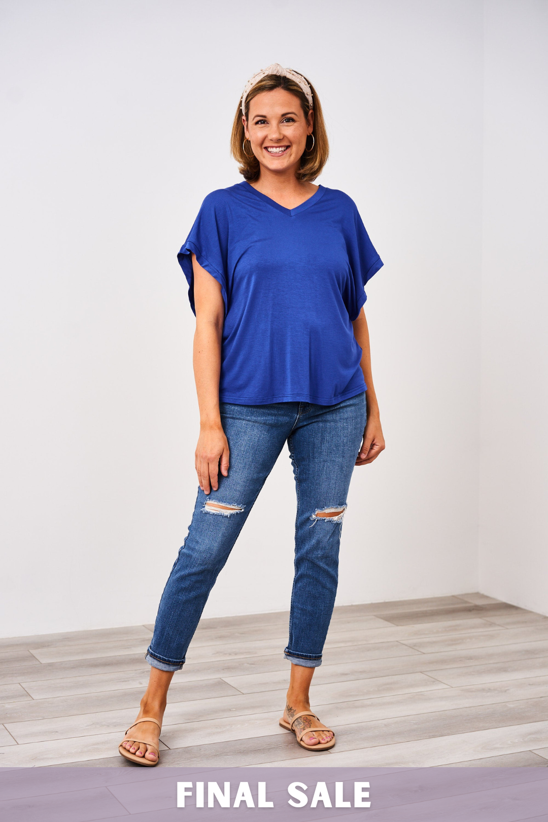 Latched Mama V-Neck Daily Nursing Tee - Final Sale