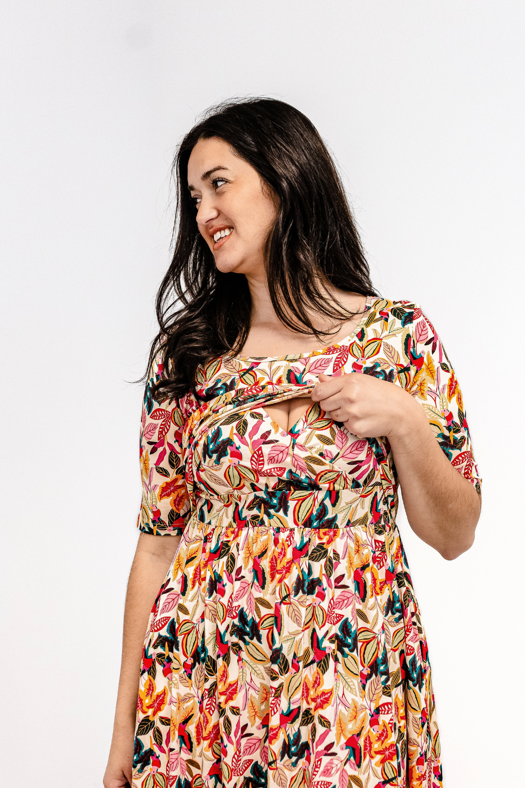 Latched Mama Classic Cotton Nursing Dress
