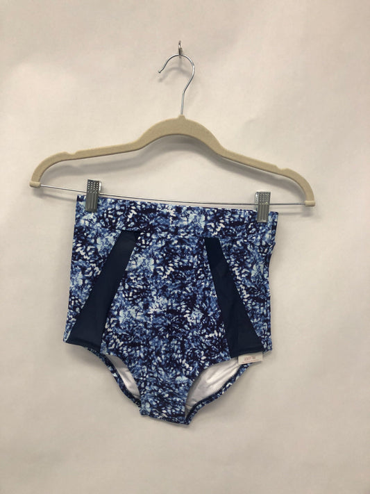 Outlet 6041 - The Latched Mama High-Waisted Swim Bottoms - Greek Isle Blue - Extra Small