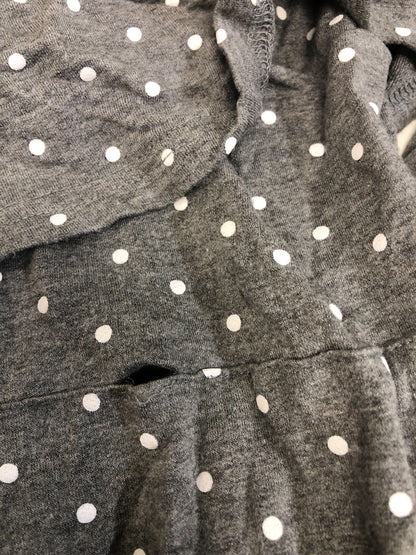 Outlet 5799 - Latched Mama Cloud Nursing Hoodie - Grey Dots - Extra Small