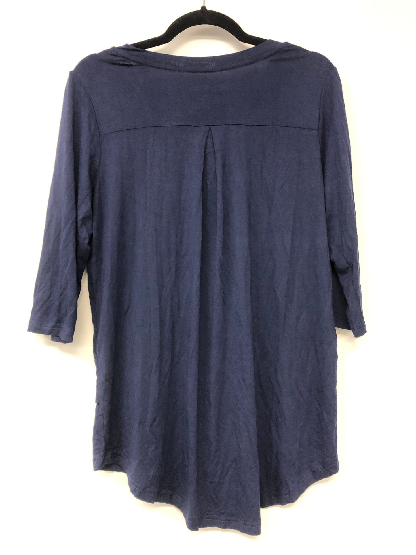 Outlet 6136 - Latched Mama Oxytocin Scoop Neck Nursing Top - Navy - Small