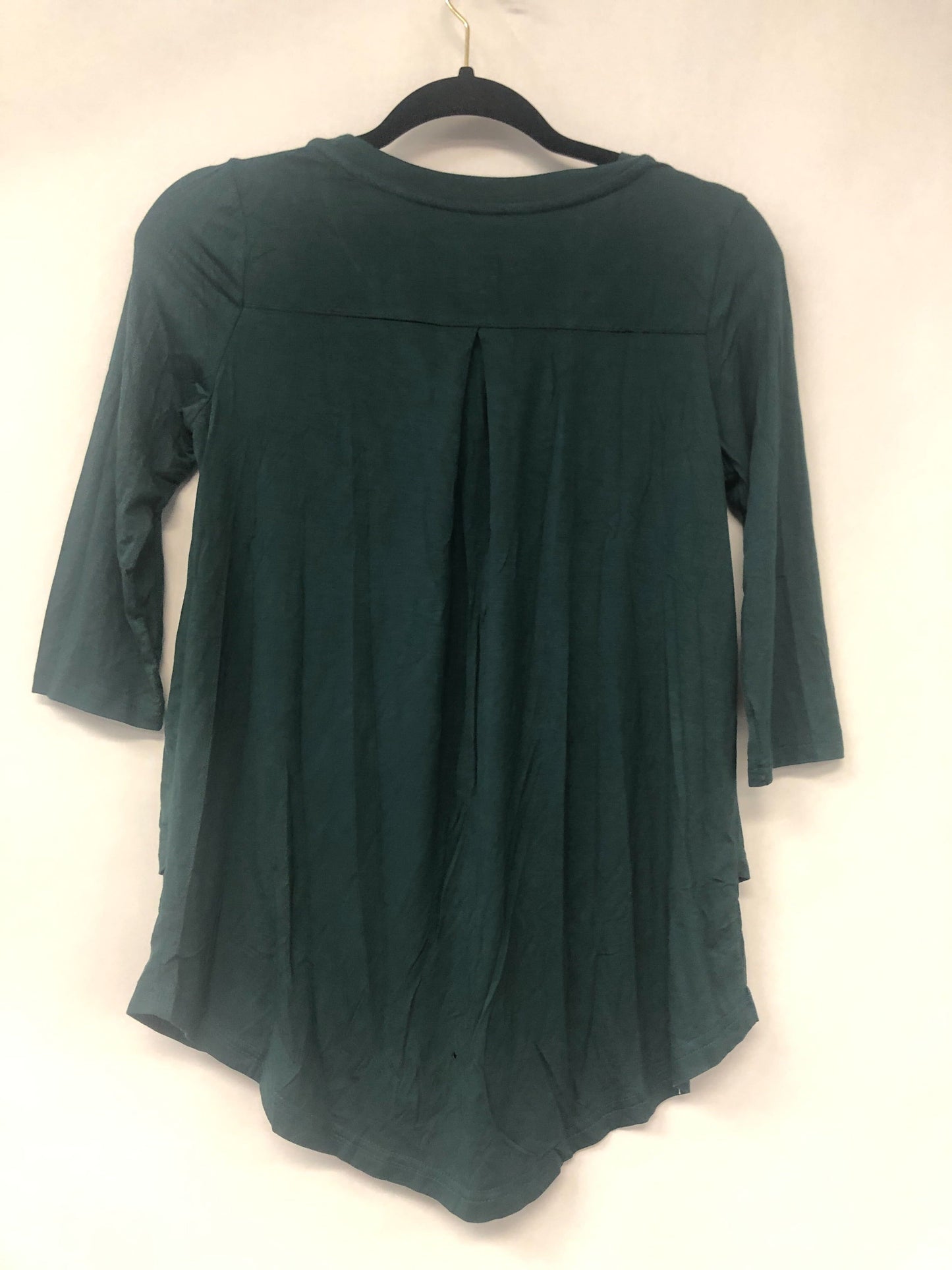 Outlet 6212 - Latched Mama 3/4 Sleeve Scoop Neck Nursing Top 2.0 - Forest Green - Extra Extra Small