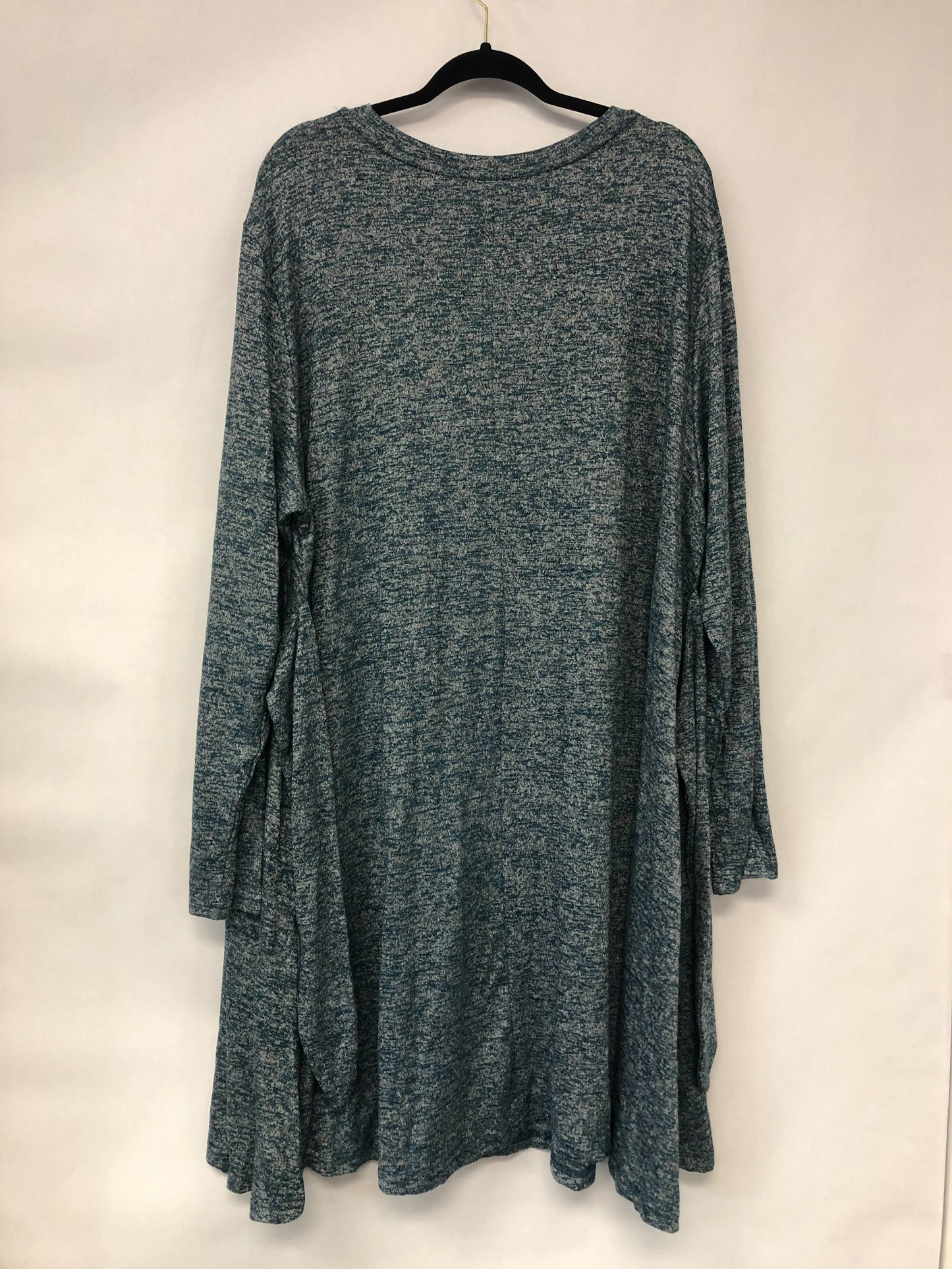 Outlet 6160 - Latched Mama Sweater Nursing Dress - Pacific Teal - 4X