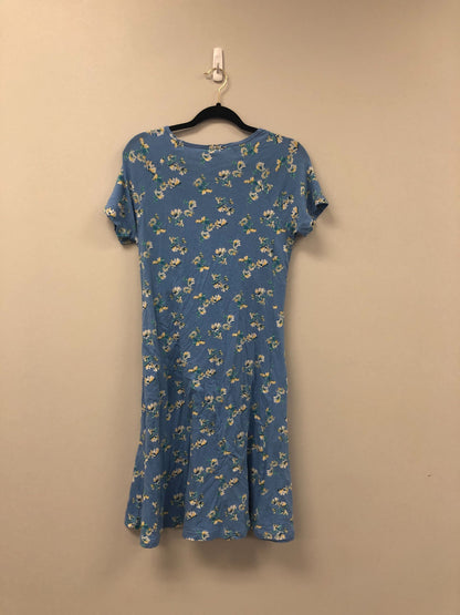 Outlet 5499 - Latched Mama Printed Drawstring T-Shirt Nursing Dress - Creekside Floral - Large