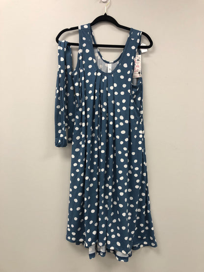 Outlet 5624 - Latched Mama Nursing Romper - Ocean Dots - Standard