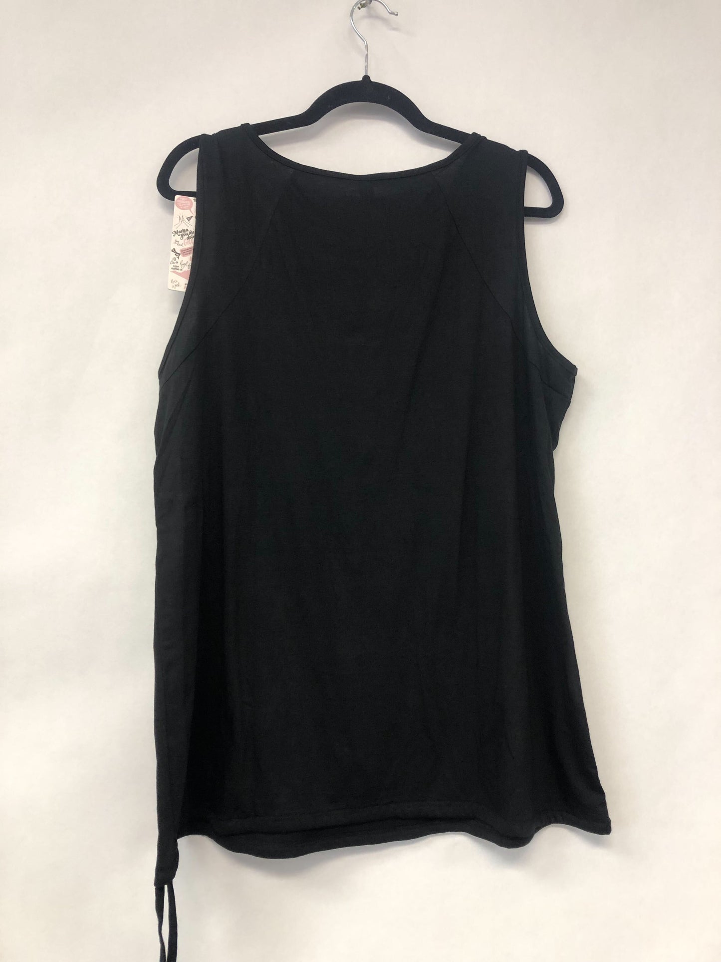 Outlet 6248 - Latched Mama Active Nursing Tank - Black - 1X