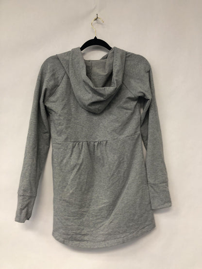 Outlet 6259 - Latched Mama Petal Front Nursing Hoodie 2.0 - Heather Grey - Extra Small