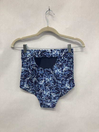 Outlet 6041 - The Latched Mama High-Waisted Swim Bottoms - Greek Isle Blue - Extra Small
