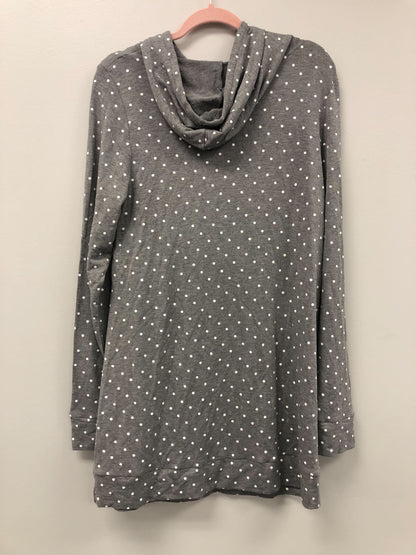 Outlet 5798 - Latched Mama Cloud Nursing Hoodie - Grey Dots - Extra Large