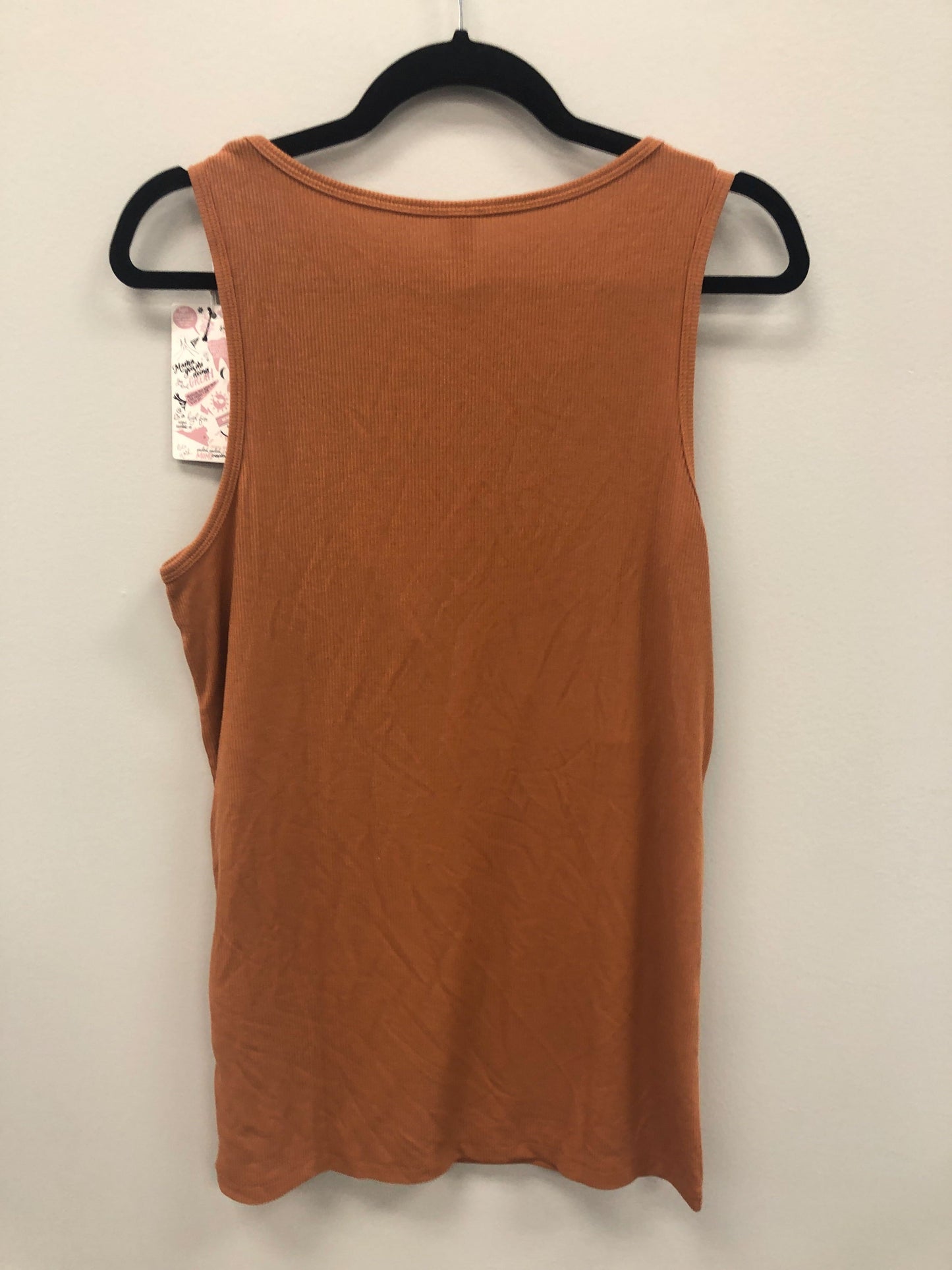 Outlet 5669 - Latched Mama Love Ribbed Nursing Tank - Copper - Large