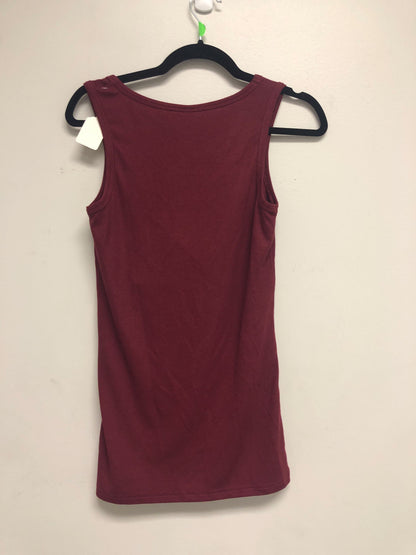 Outlet 6319 - Latched Mama Ribbed Nursing Tank - Wine - Extra Small