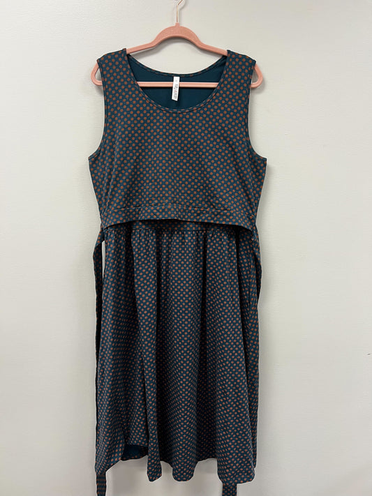 Outlet 5679 - Latched Mama Nursing Sundress - Blue Bauble - 1X