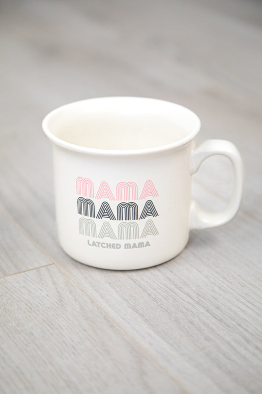 Latched Mama Retro Mama Mug - Last Chance