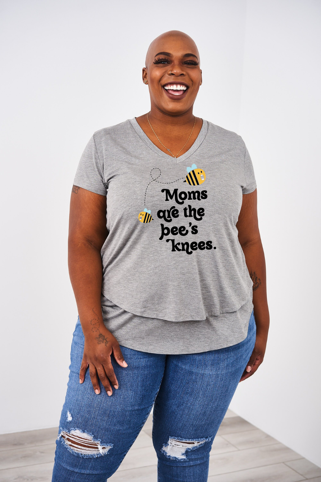 Latched Mama Moms Are The Bee's Knees Nursing Tee