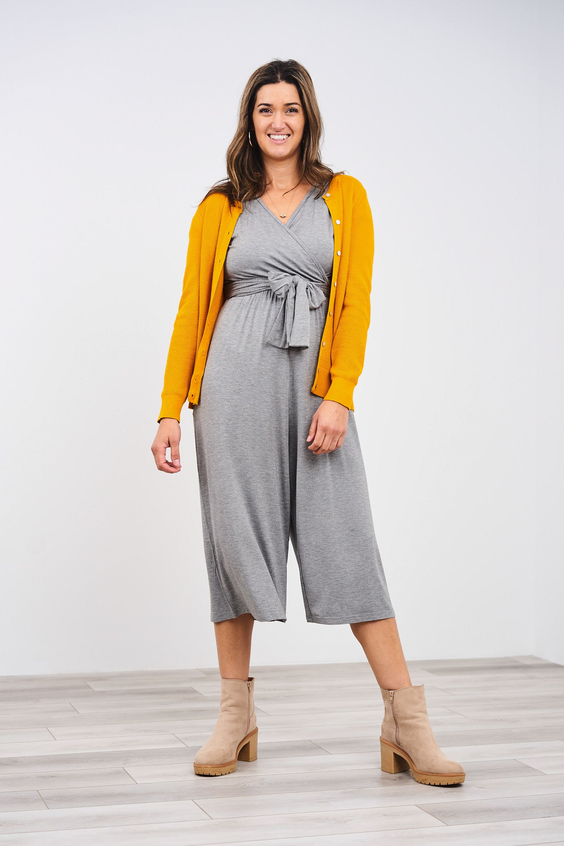 Latched Mama V-Neck Nursing Jumpsuit