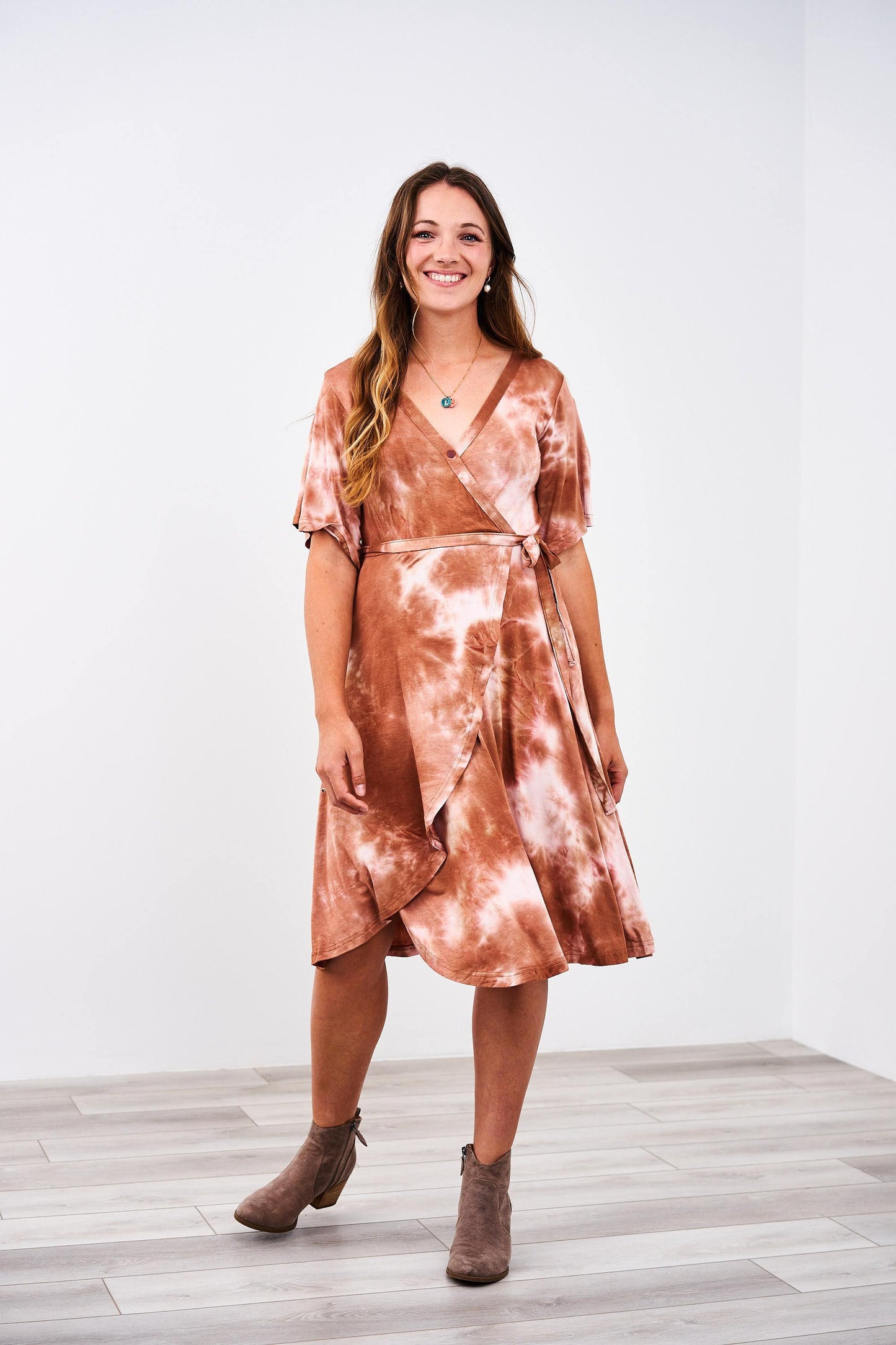 Latched Mama Labor & Postpartum Wrap Dress