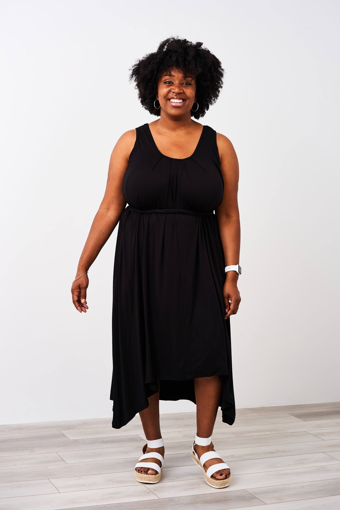 Latched Mama Pleated Nursing Dress - Last Chance