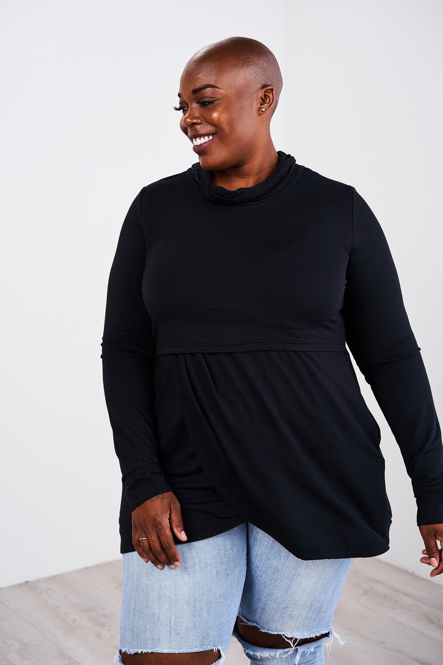 Latched Mama Petal Front Nursing Pullover - Last Chance