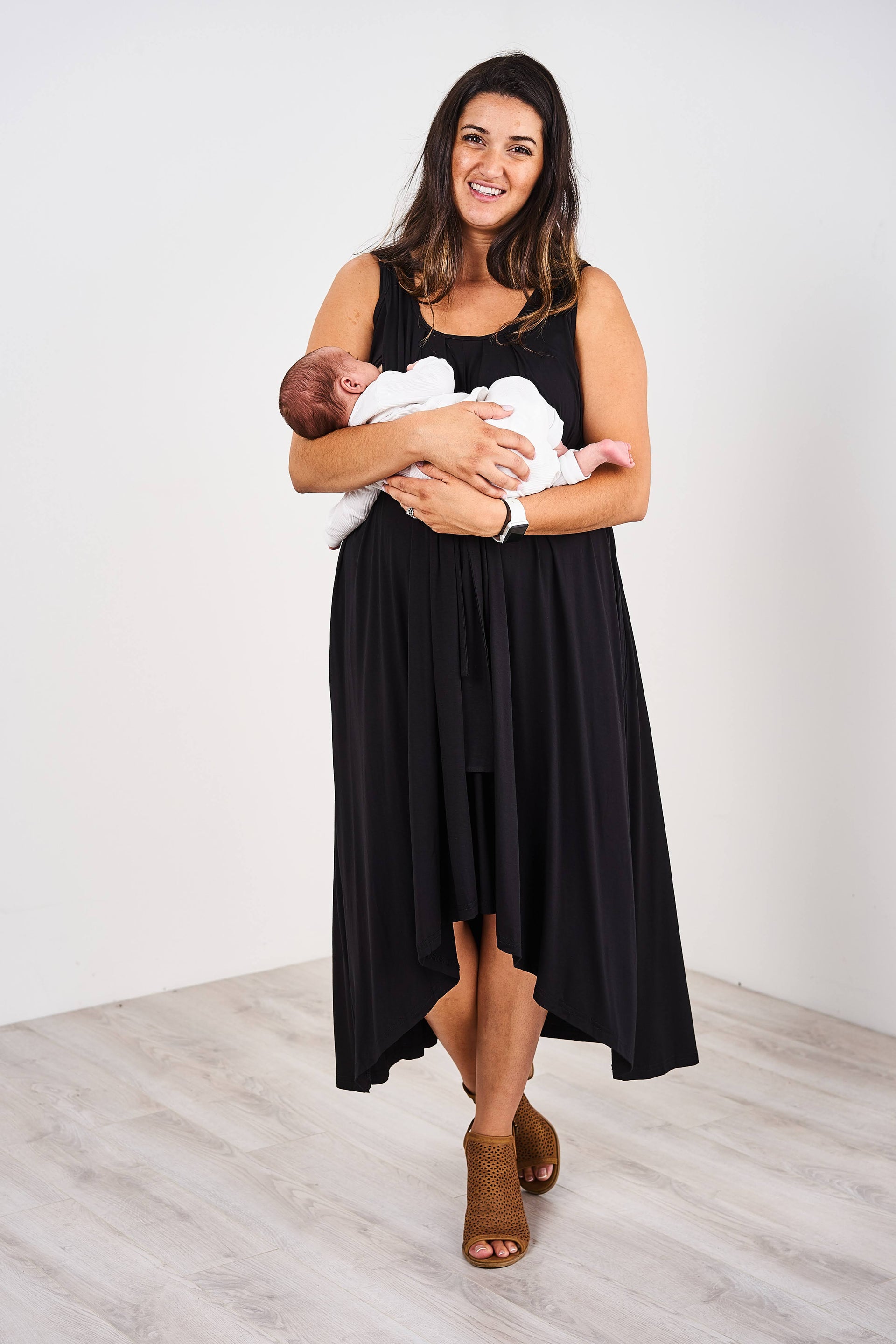 MAMA Before & After Maternity/nursing Dress - Black - Ladies