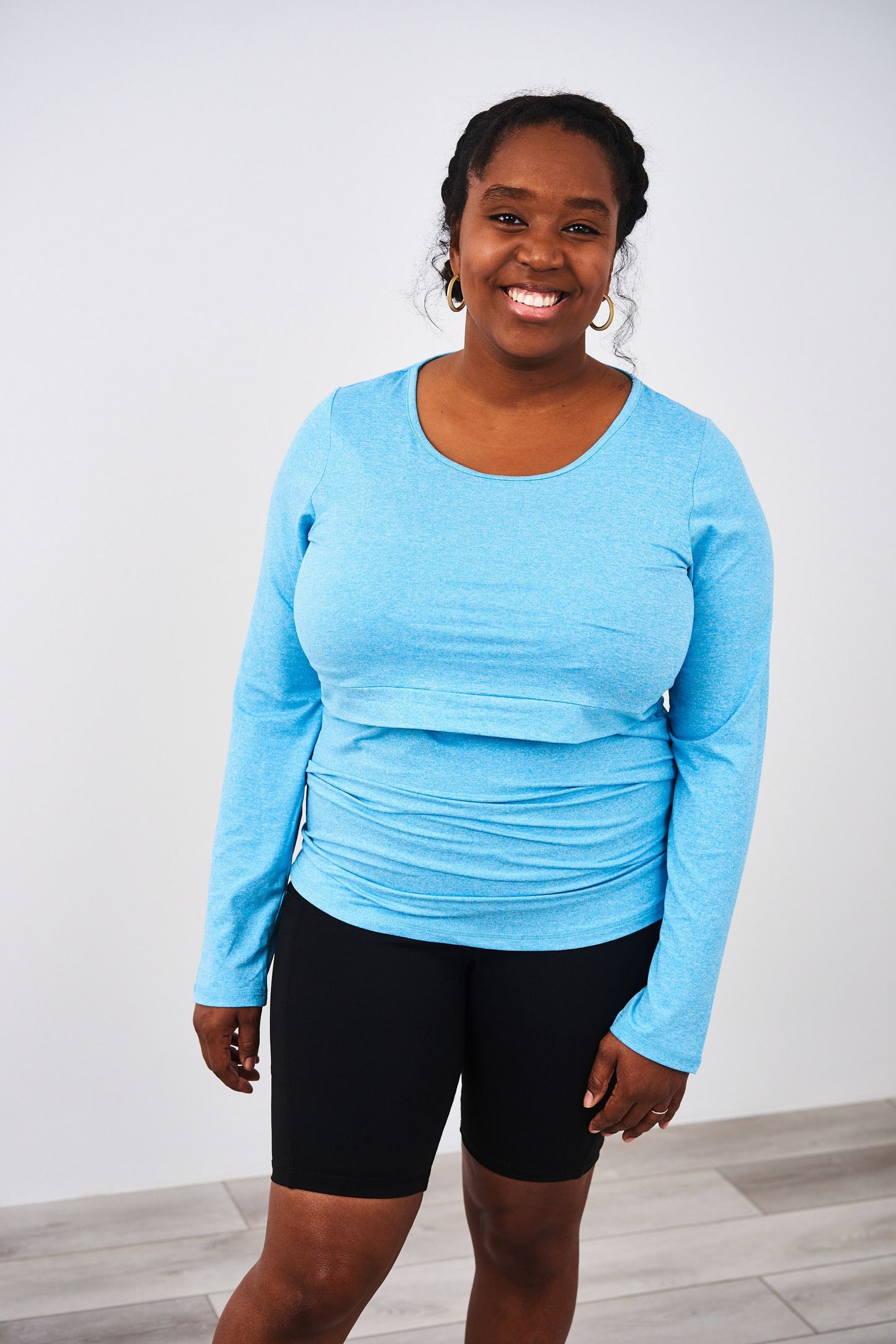 Latched Mama Long Sleeve Performance Nursing Tee - Last Chance