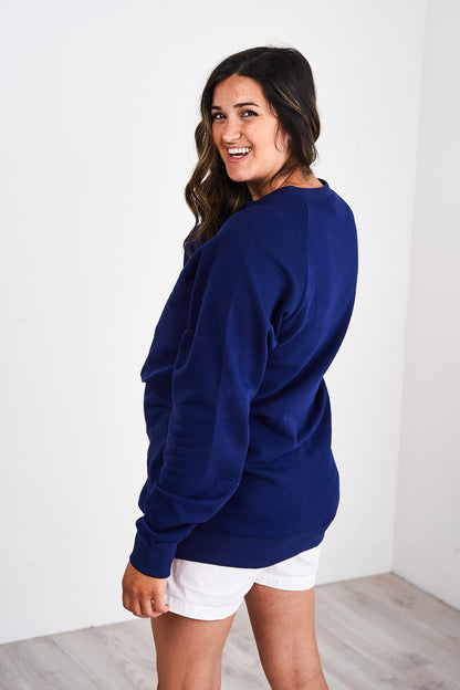 Latched Mama Embroidered Snuggle-Up Nursing Sweatshirt