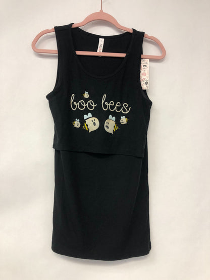 Outlet 6236 - Latched Mama Ribbed Nursing Tank - Glow Boo-Bees - Medium