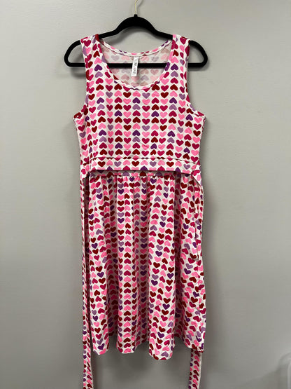 Outlet 5899 - Latched Mama Sunkissed Nursing Sundress - Hearts - Large