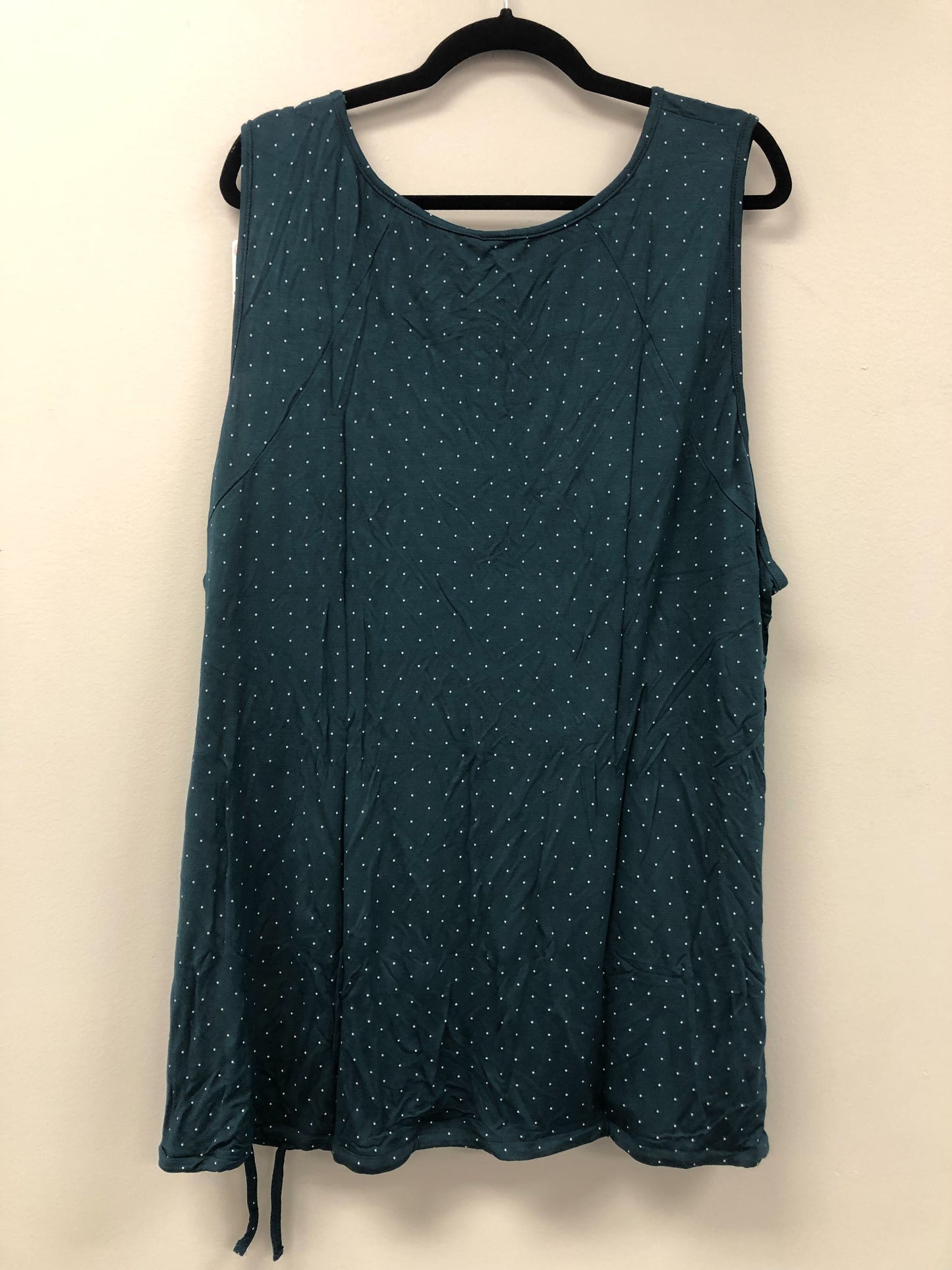 Outlet 5931 - Latched Mama Active Nursing Tank - Teal Dots - 4X
