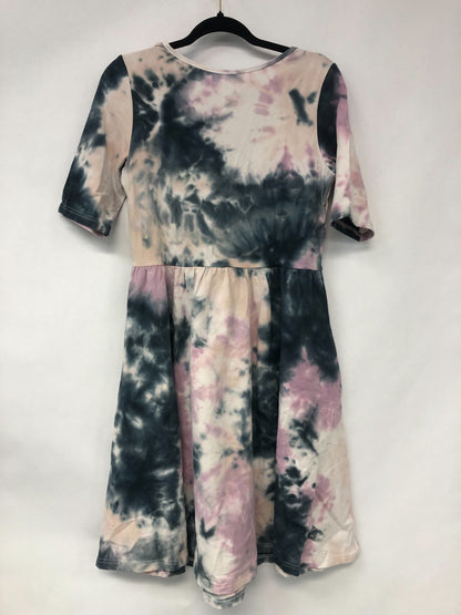 Outlet 6161 - Latched Mama Simple Cotton Nursing Dress - Cosmic Karma - Medium