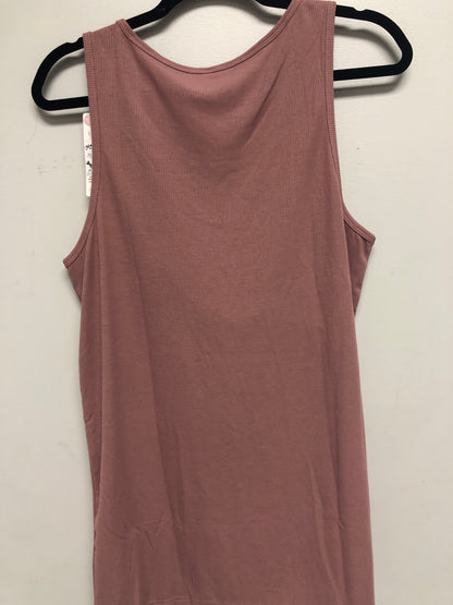 Outlet 6374 - Latched Mama Ribbed Nursing Tank - Dusty Rose - Extra Large
