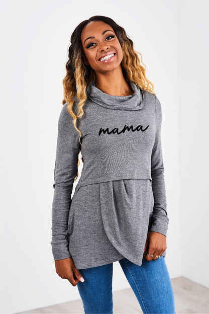 Latched Mama Petal Front Nursing Pullover - Last Chance